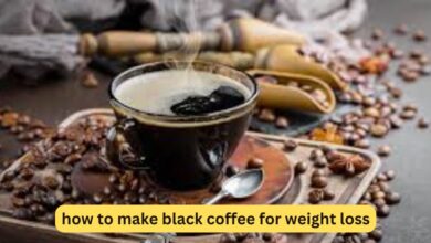 how to make black coffee for weight loss