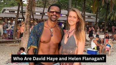 David Haye and Helen Flanagan